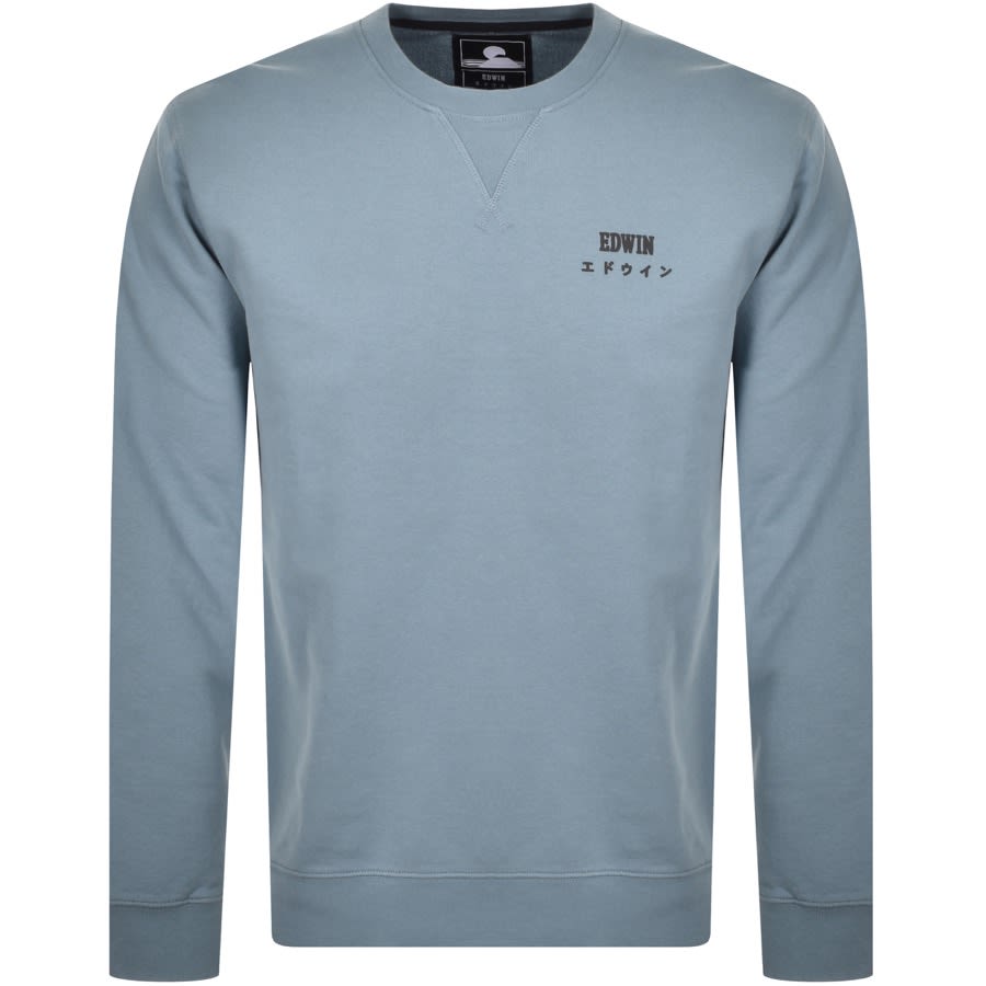 Alternative Image for ProductEdwin Base Crew Sweatshirt Blue1